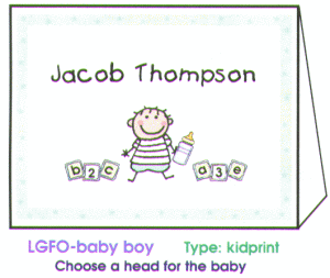 Large Foldover Stationery and Thankyou Cards