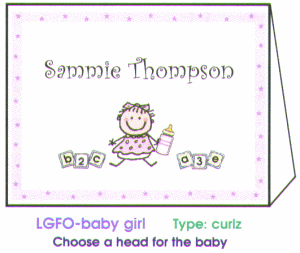 Large Foldover Stationery and Thankyou Cards