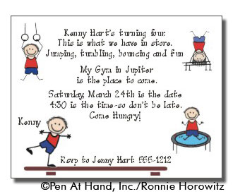 13th Birthday Party Ideas  Boys on Images Of Gymnastics Theme Party Invitations Wallpaper