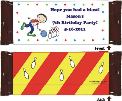 Personalized Candybar Wrappers