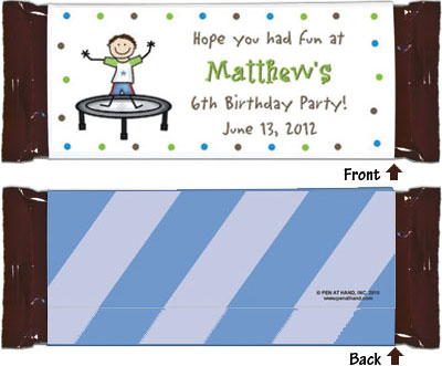 Personalized Candybar Wrappers