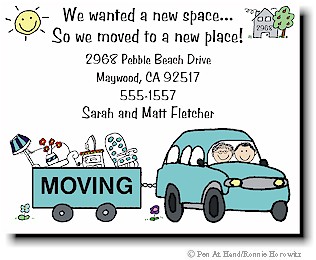 Moving Cards and Change of Address Cards